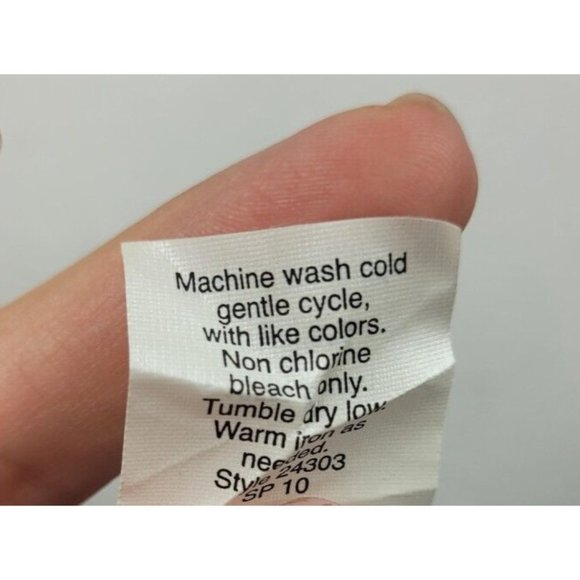 J.Crew Strapless Chambray Rose and Ruffle A-Line Dress 100% Cotton Size 0 - Picture 8 of 9